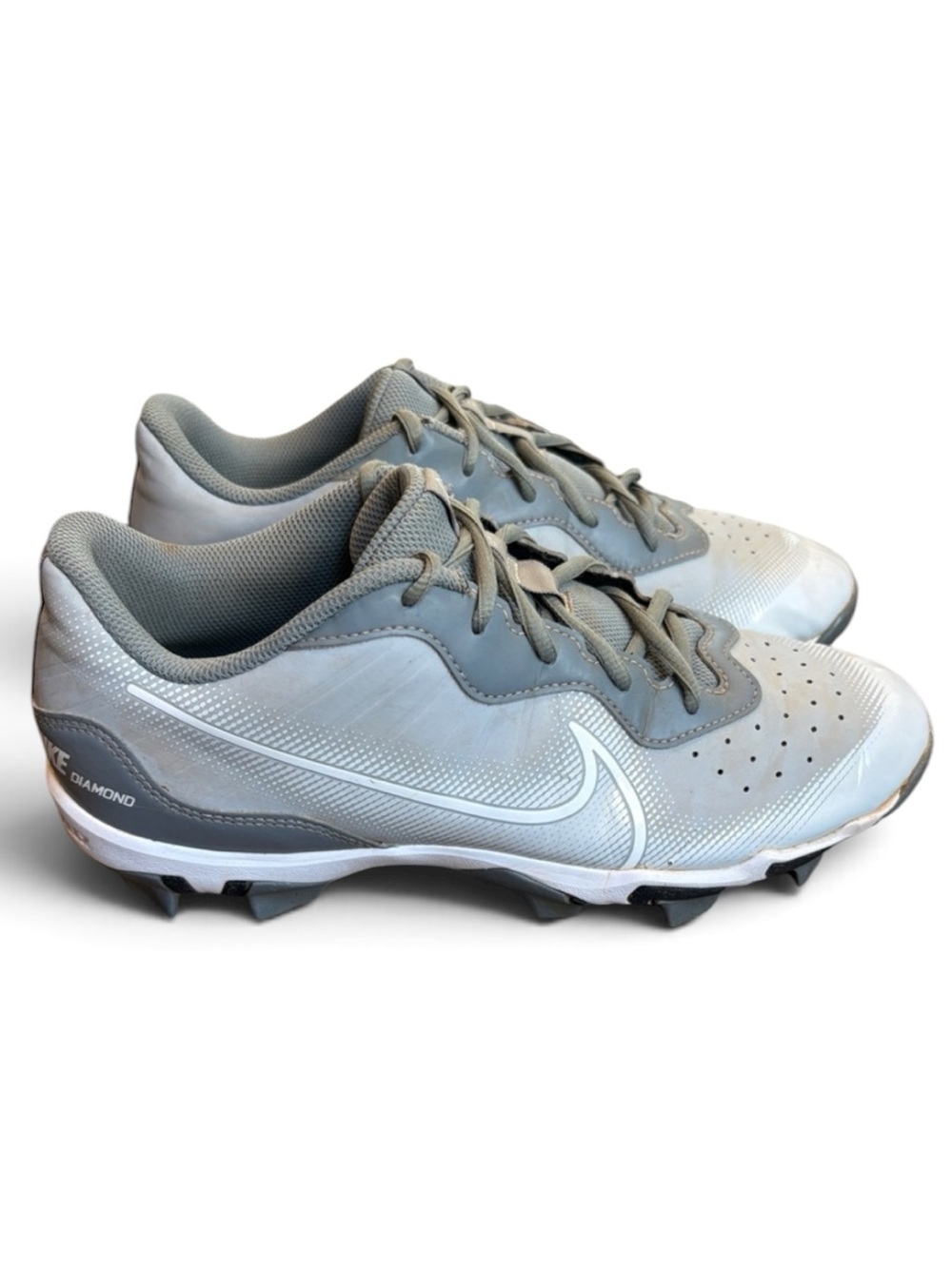 Nike Alpha Huarache 4 Keystone Baseball Cleats Men’s 9.5 Gray